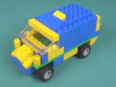 Lego Car (007) Building Instructions - LEGO Classic How To Build - DIY