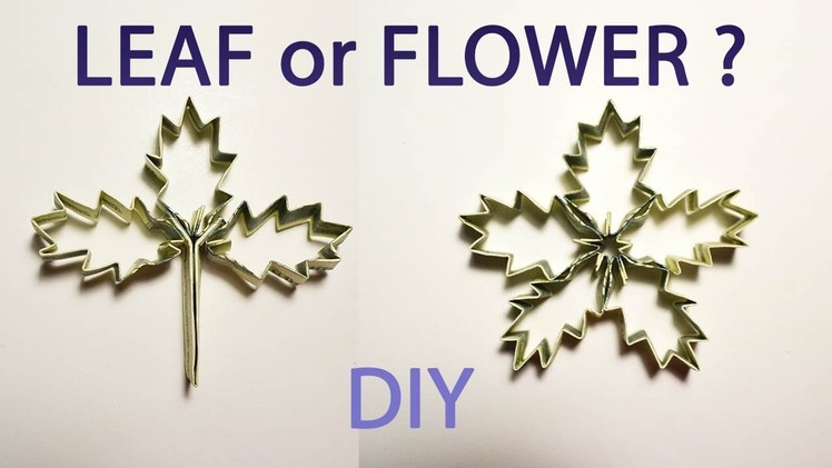 Money Leaf or Flower Origami Folded Dollar Tutorial DIY