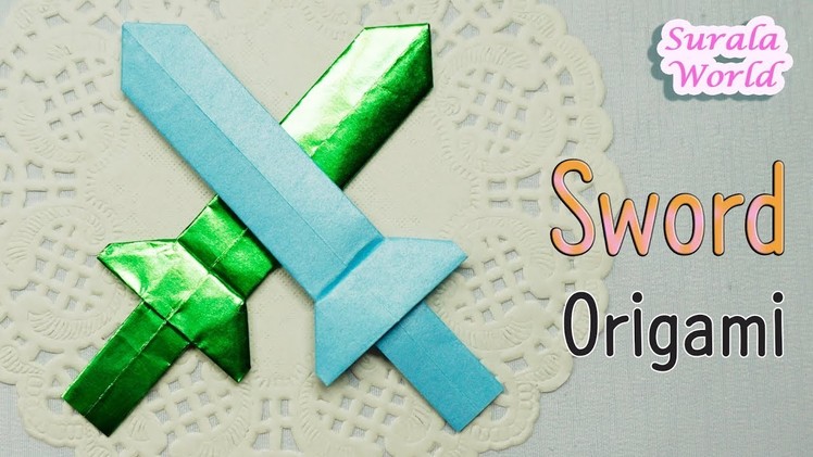 Origami - Sword (DIY, Tutorial, Paper Sword)