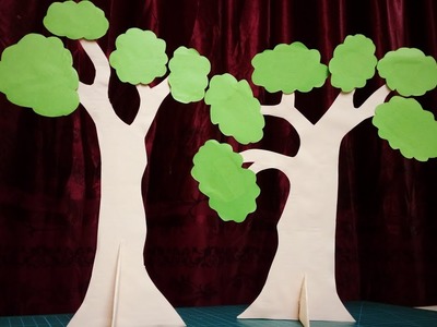 Paper Tree | How To Make Tree Using Paper And Cardboard | DIY Tree