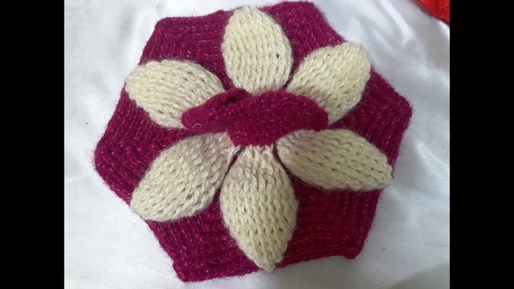 Part - 1 Make Crochet emboss flower dress in two colour - easy step by Step tutorial