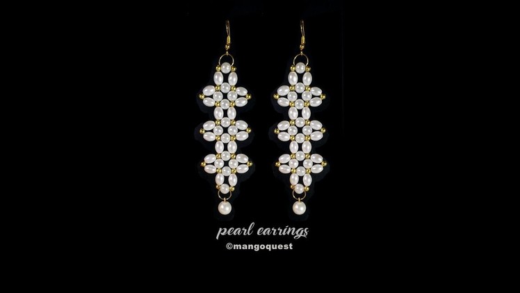 Pearl Earring Tutorial Fashion Jewelry DIY