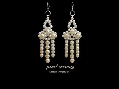 Pearl Earrings Tutorial Fashion Jewelry DIY