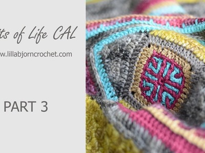 Spirits of Life CAL: Part 3 (overlay crochet square)
