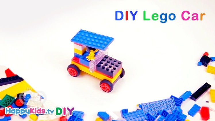 Super Simple Lego Car | Building Blocks | Kid's Crafts and Activities | Happykids DIY