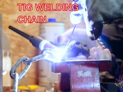 TIG welding a Chain Candle Holder - Metalworking DIY project - Roma Custom Bike