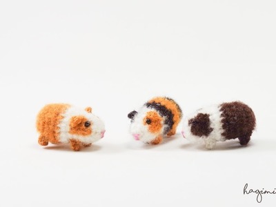 Tiny Crochet Guinea Pig - Crochet Animal - Micro Amigurumi Crochet