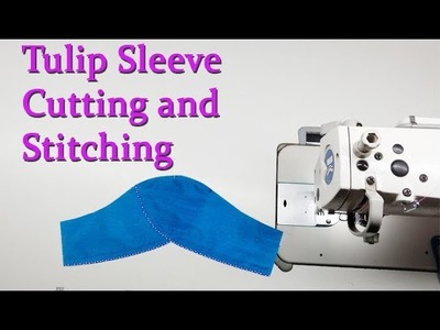Tulip sleeve cutting and stitching  DIY tutorial for beginners, stitching malayalam