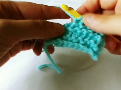 Tunisian Crochet Purl Stitch