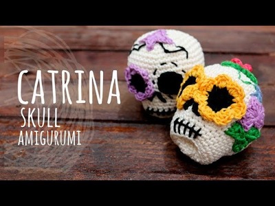 Tutorial Catrina (Skull) Amigurumi Crochet