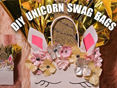 UNICORN PARTY FAVOR DIY: BABY SHOWER GIFT BAGS!