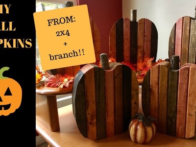 Wooden Pumpkins DIY