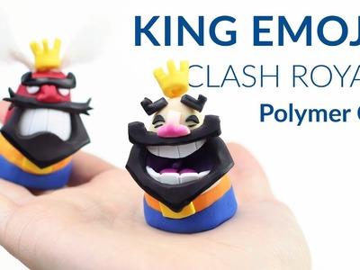 #2 King Emojis (Clash Royale) – Polymer Clay Tutorial