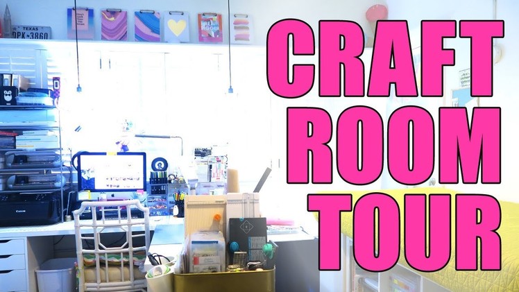 2018 CRAFT ROOM & OFFICE TOUR. With room for guests!