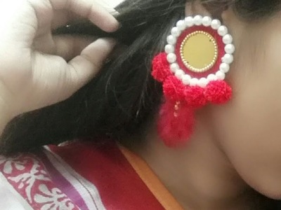 5 Best DIY with pompom for Pohela Boishakh jewellery.elo re pohela boishak song.