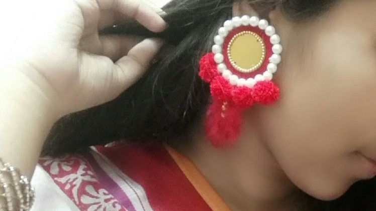 5 Best DIY with pompom for Pohela Boishakh jewellery.elo re pohela boishak song.