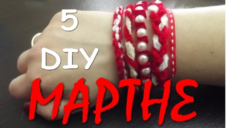 5 DIY March Bracelets - Μάρτης.βραχιολάκια