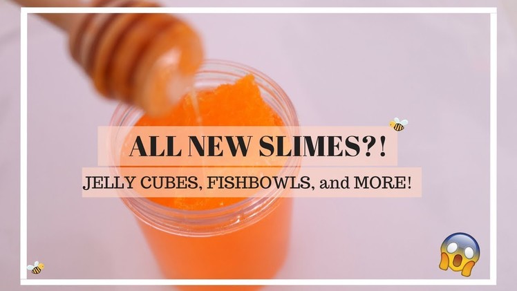 ALL NEW CLEAR SLIMES?! SUGAR BEAD AND A JELLY CUBE?! FIRST 2018 RESTOCK! + ANNOUNCEMENT