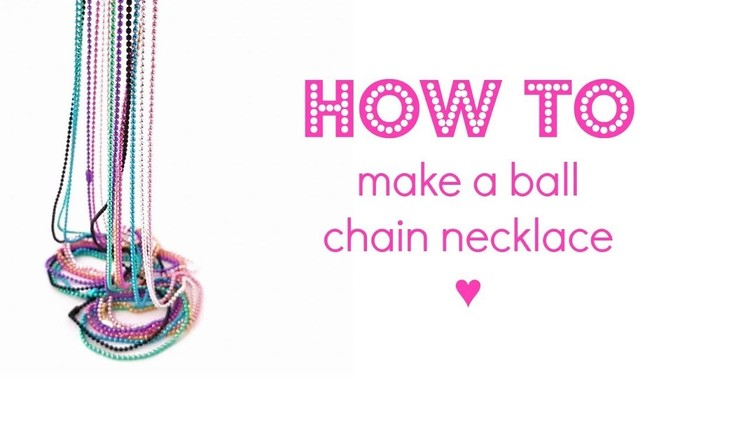 Ball Chain Tutorial