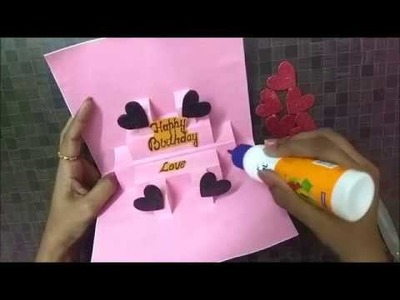 Beautiful POP UP CARD for Birthday | complete tutorial