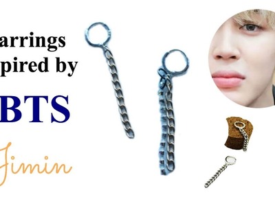 BTS JIMIN EARRINGS DIY