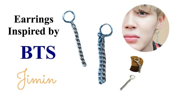 BTS JIMIN EARRINGS DIY