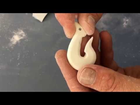 Carving a Fish Hook From Recycled Corian - Full Tutorial