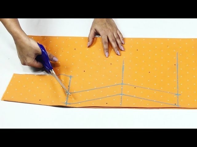 Collar Neck Kurti\Kameez Drafting and Cutting Easy Way || Sewing tutorial