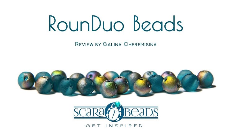 Czech Glass Rounduo Beads Assortment Video Review