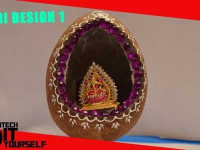 Designer Kobbari | Decorated Coconuts for marriage : Marriage items | DIY | Part 1