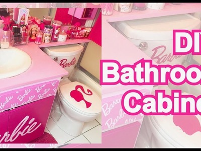 DIY Barbie Bathroom Cabinet♡Azusa Barbie