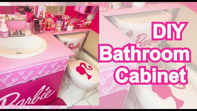 DIY Barbie Bathroom Cabinet♡Azusa Barbie