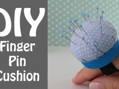 DIY Finger Pincushion. Sewing with Esma