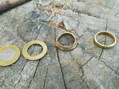 DIY How to make a Ring with a 5 Rs. Coin