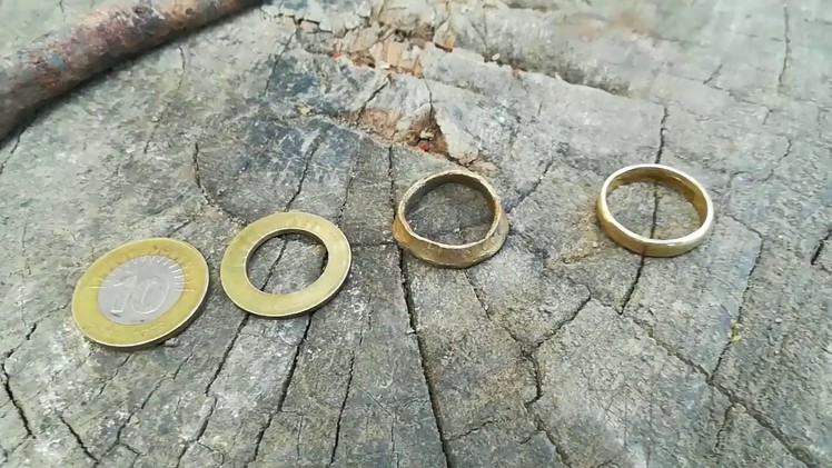 DIY How to make a Ring with a 5 Rs. Coin