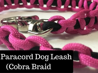 DIY Paracord Dog Leash (Cobra Braid)
