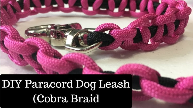 DIY Paracord Dog Leash (Cobra Braid)