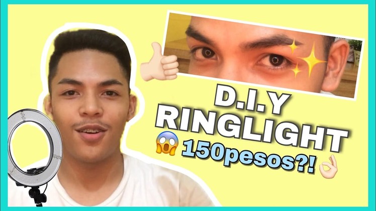 DIY RINGLIGHT FOR 150 PESOS ONLY! | MURANG PINOY DIY RINGLIGHT | PHILIPPINES | JB PEREZ