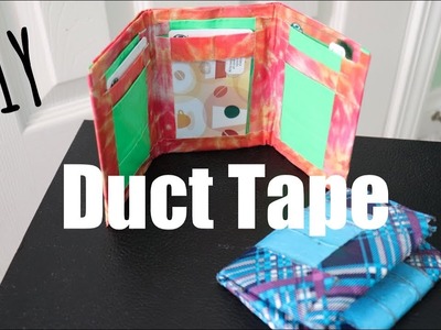DIY Trifold Duct Tape Wallet ♥︎