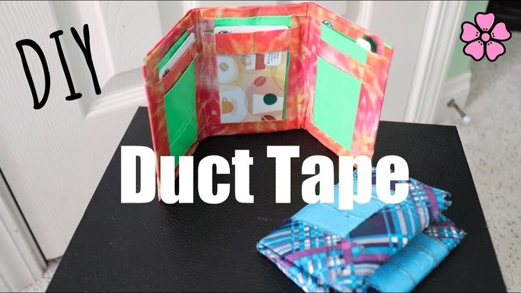DIY Trifold Duct Tape Wallet ♥︎