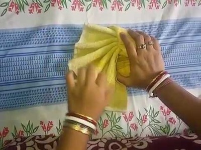 Easy way to Make Shellfish using Towel | Towel Art Tutorials | Towel Origami | Towel Folding