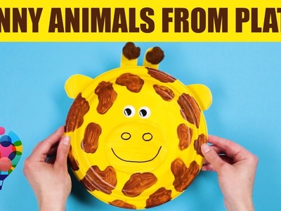 Funny Paper Plate Animals - Adorable DIY Crafts For Kids | A+ hacks