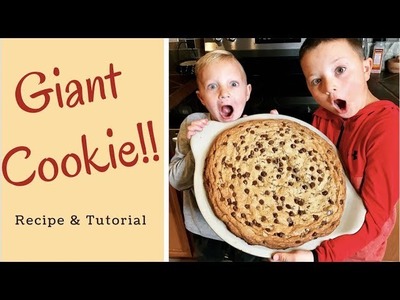 GIANT Cookie | Recipe & Tutorial | Easy & DELICIOUS!