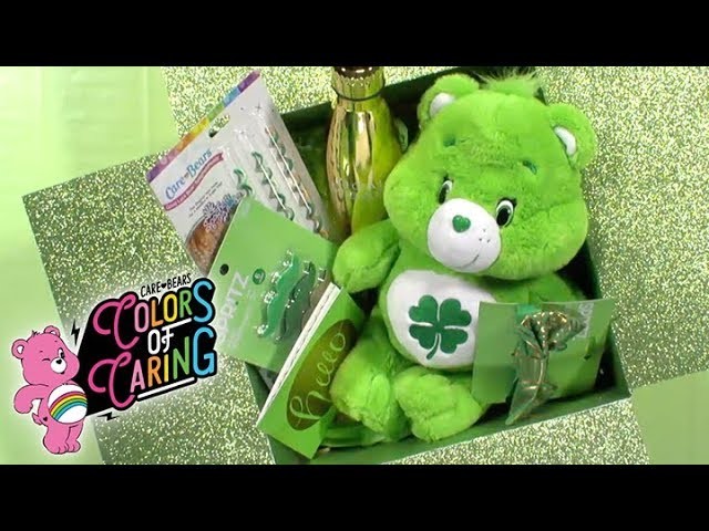 GREEN Care Bears Care Package to wish LUCK - ft. GOOD LUCK Bear