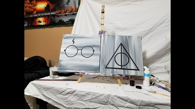 Harry Potter Deathly Hallows Painting Tutorial Part 2 of 2