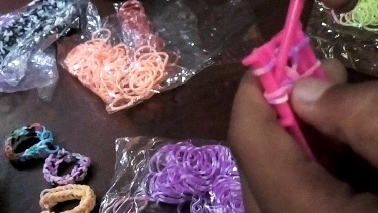 How to create Fish Tale and Rainbow Braid Loom bands