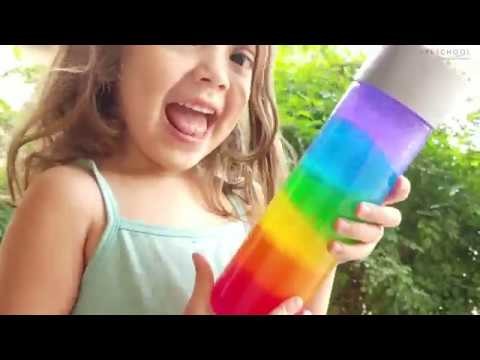 How to Make a Rainbow Sensory Bottle