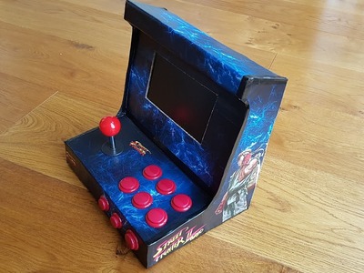How to make an awesome Arcade Cabinet. Bartop Arcade for under £2. $3 !
