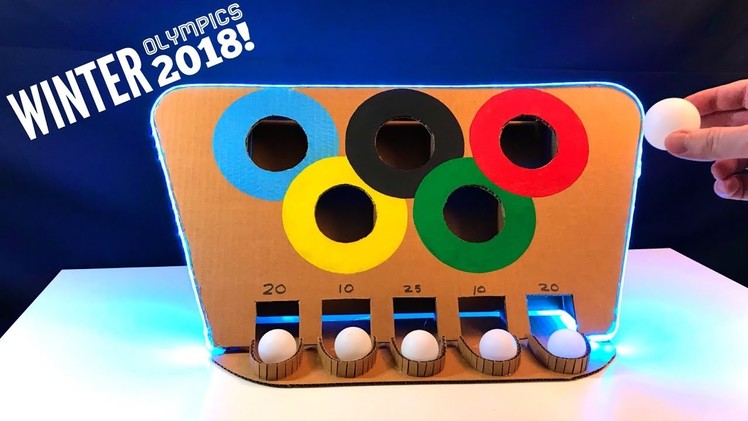 How to Make Olympic Ping Pong Game From Cardboard DIY