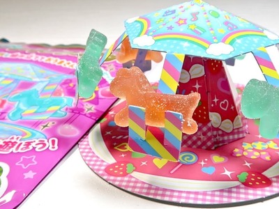 Japanese Omocha Gashi DIY Merry Go Round Gummy Candy